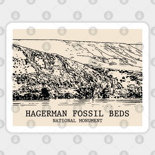 Hagerman Fossil Beds National Monument Magnet by Lakeric